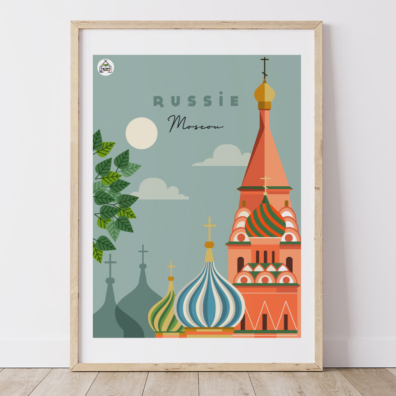 Affiche RUSSIE - Moscou