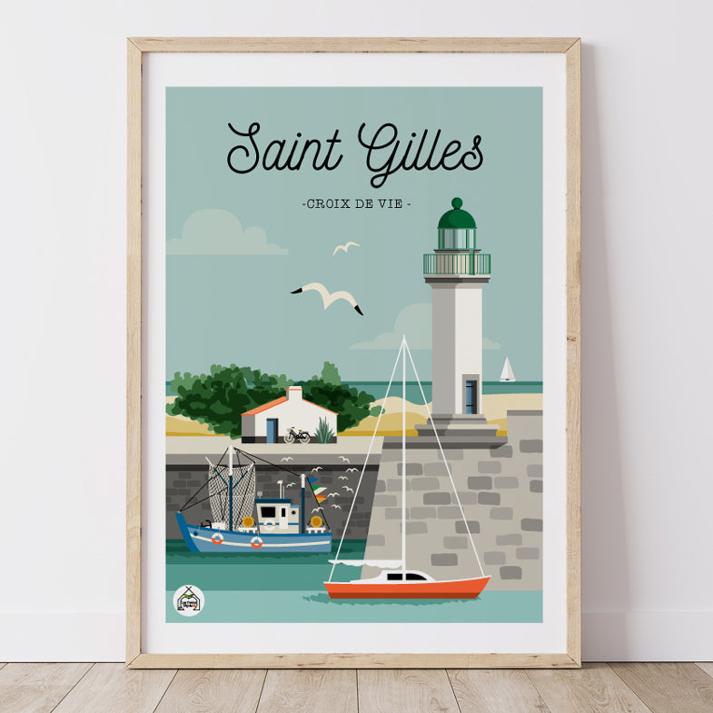 Affiche SAINT-GILLES-CROIX-DE-VIE - Tour Joséphine