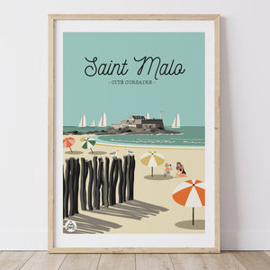 Affiche SAINT-MALO - La Cité Corsaire