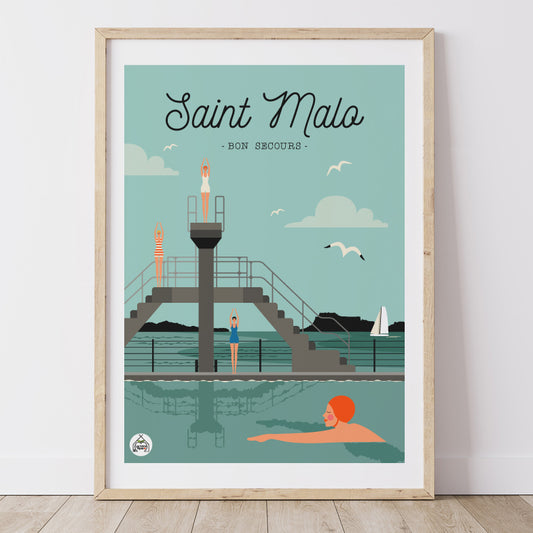 Affiche SAINT-MALO - Bon Secours