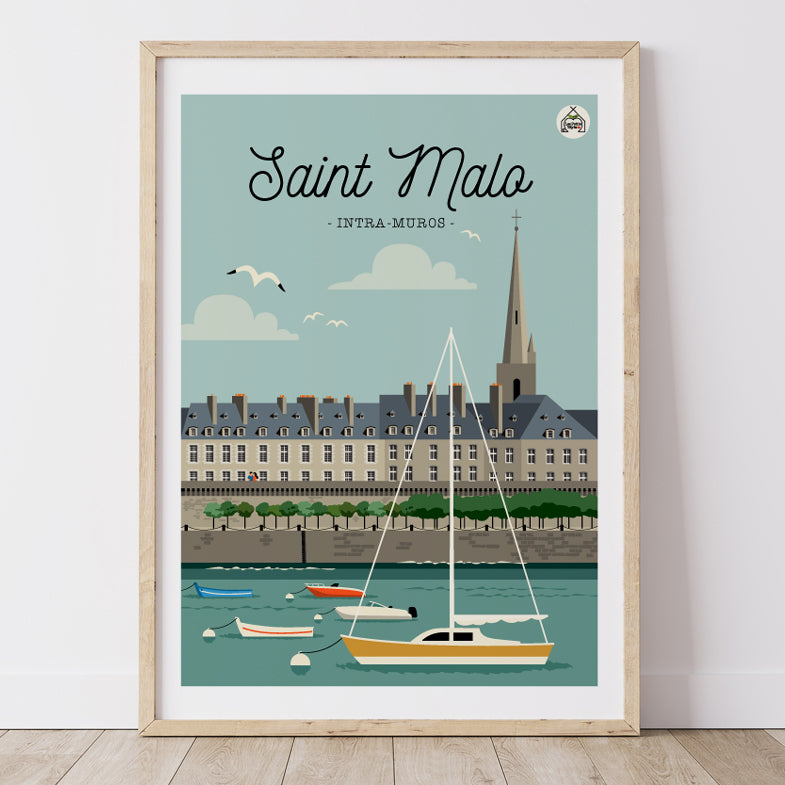 Affiche SAINT-MALO - Intramuros