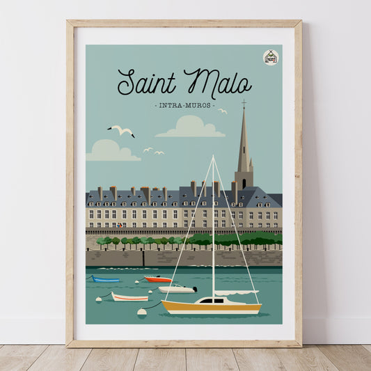 Affiche SAINT-MALO - Intramuros