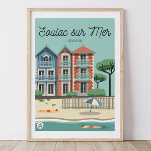 Affiche SOULAC SUR MER - Gironde
