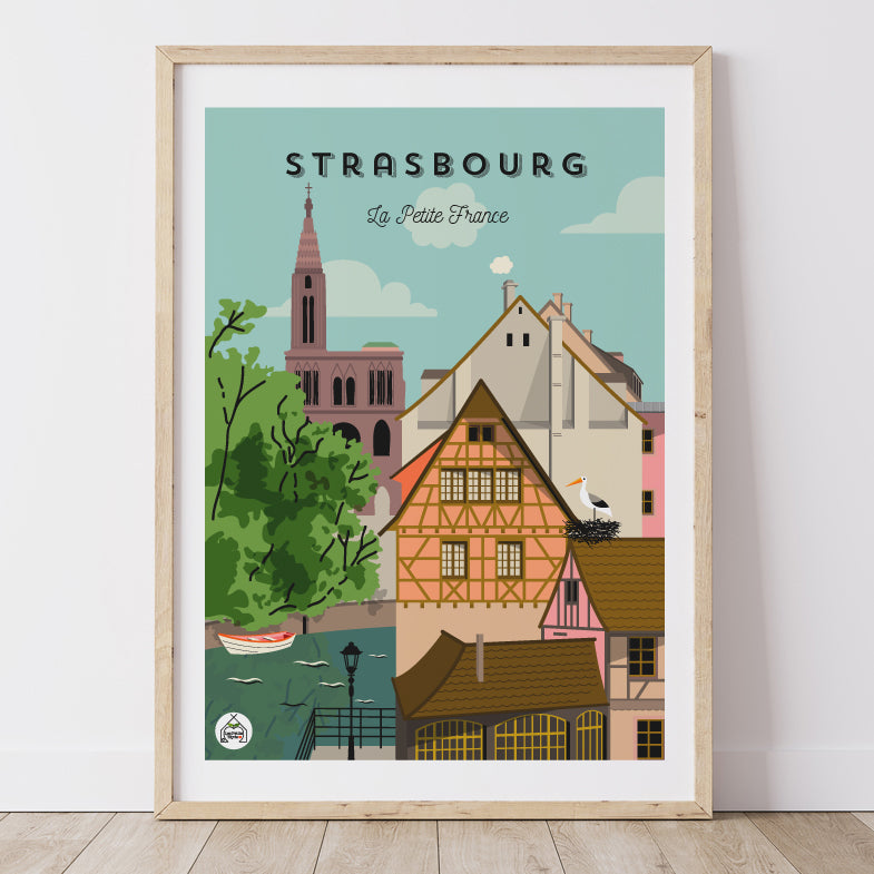Affiche STRASBOURG - La Petite France