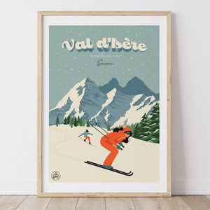 Affiche VAL D'ISERE - Savoie