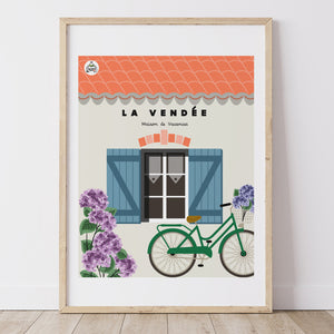 Affiche Vendée - maison de vacances