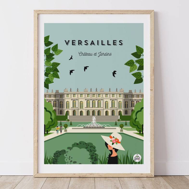 Affiche VERSAILLES - Château et Jardins