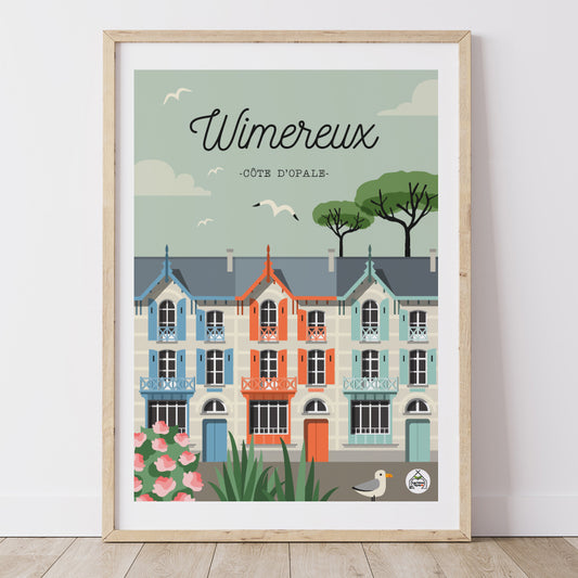 Affiche WIMEREUX - Côte d'Opale