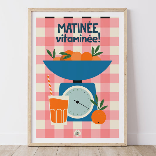 AFFICHE CUISINE - Matinée vitaminée!
