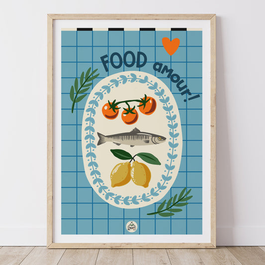 AFFICHE CUISINE - Food Amour!