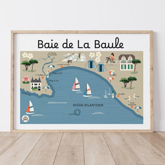 Carte Côtière BAIE DE LA BAULE