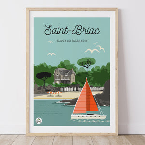 Affiche SAINT-BRIAC - Les Salinettes