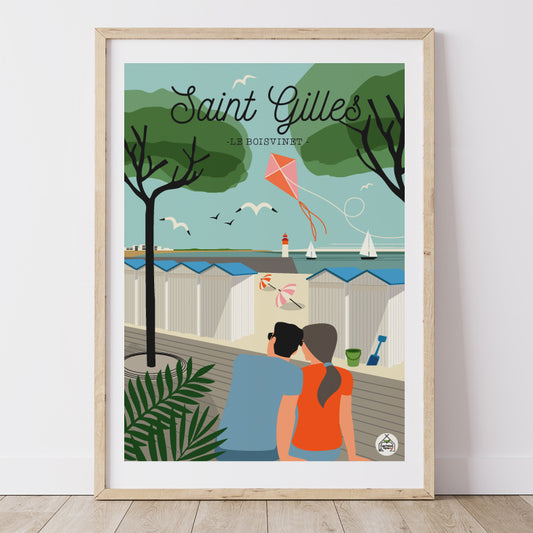 Affiche SAINT GILLES - Croix de Vie - Le Boisvinet