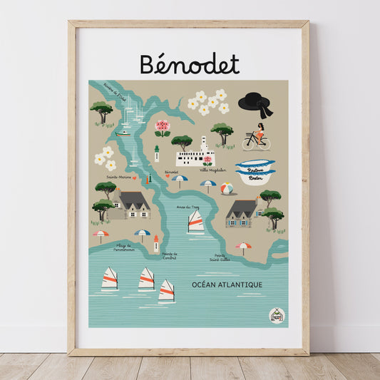 Carte Côtière BENODET