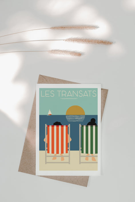 Set de 16 Cartes Postales - VACANCES