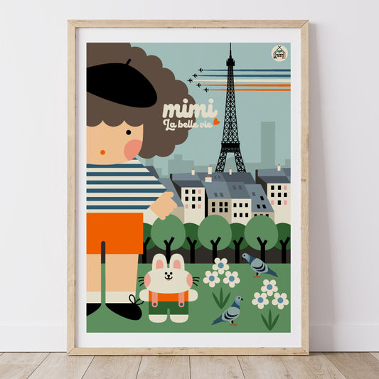 Affiche Mimi à Paris!