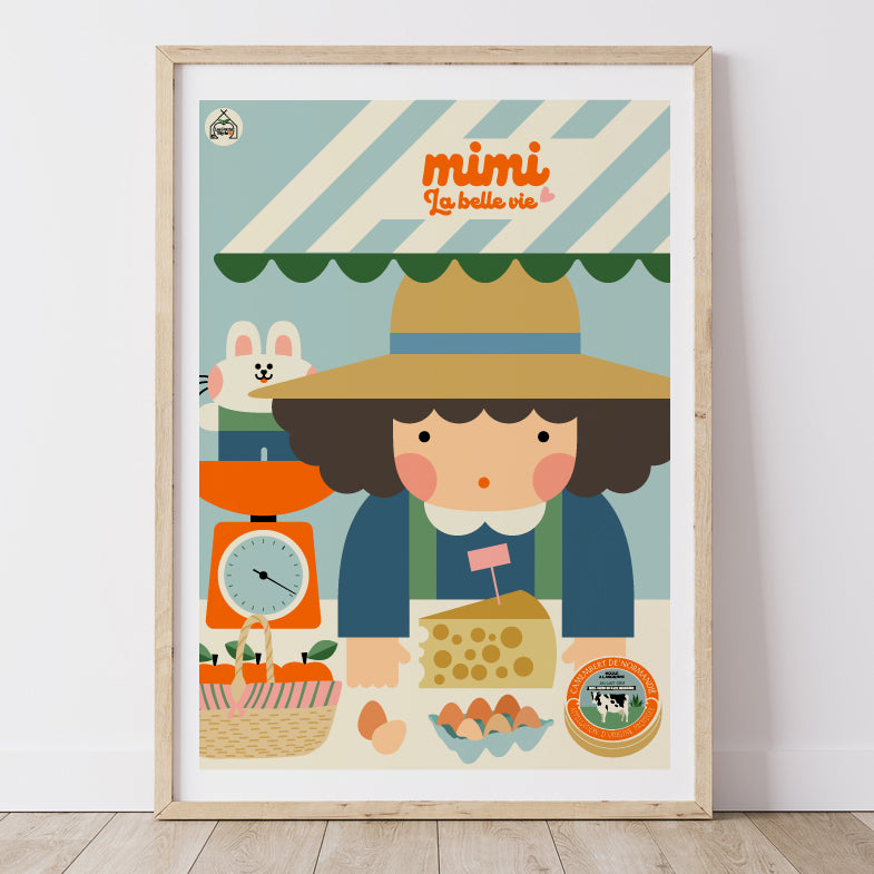 Affiche Mimi fait son marché!