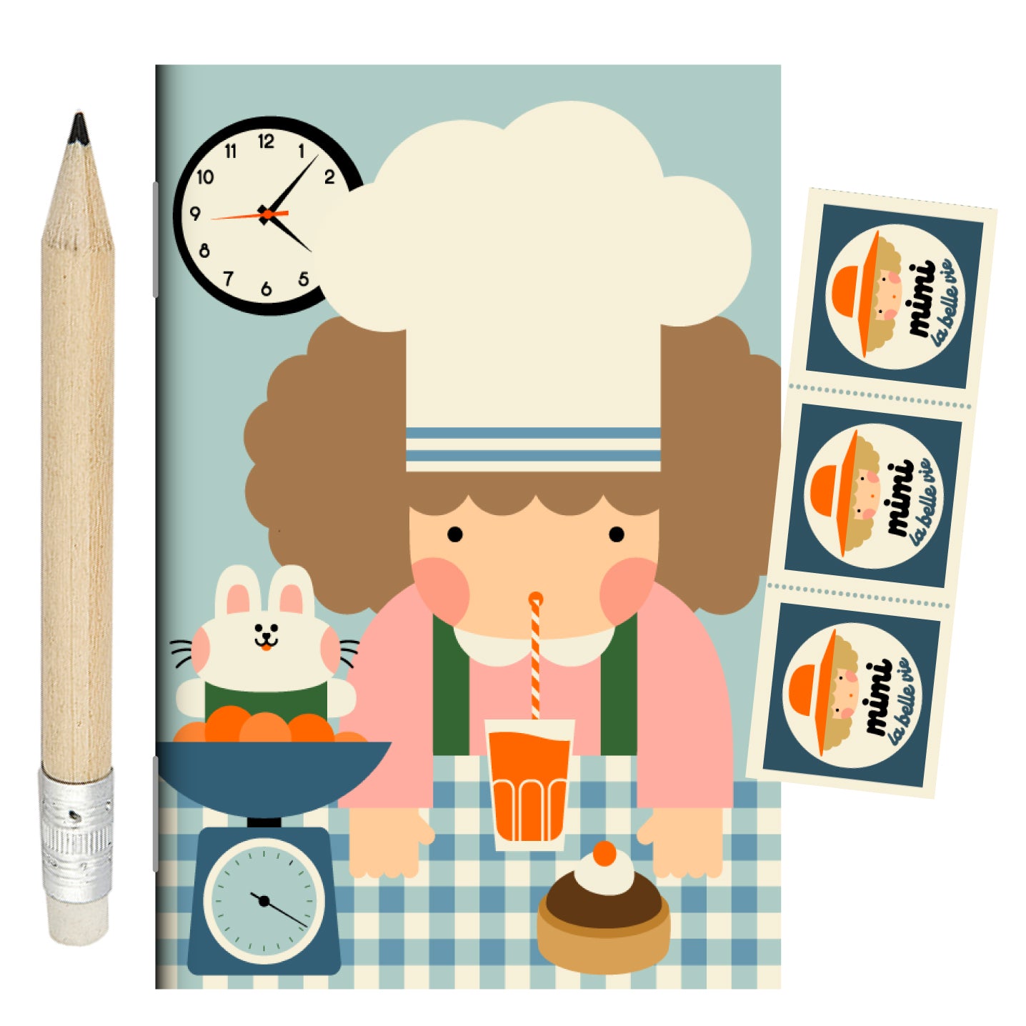 Mini papeterie Mimi fait en cuisine!