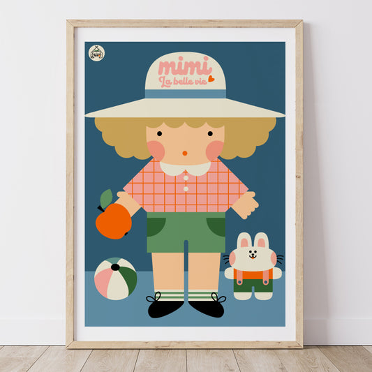 Affiche Mimi joue au ballon!