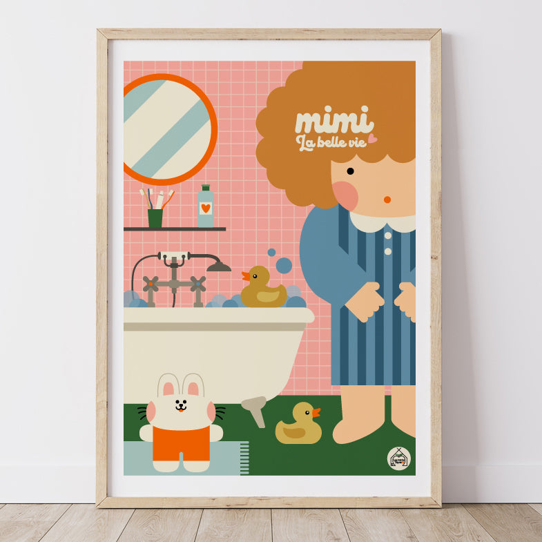 Affiche Mimi fait sa toilette!