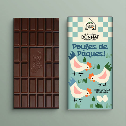 Tablette de Chocolat - POULES DE PÂQUES