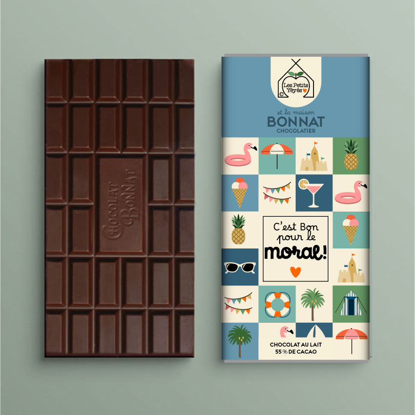 Tablette de Chocolat - C'EST BON POUR LE MORAL!