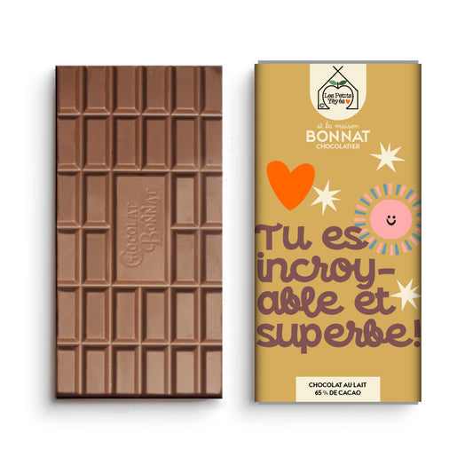 Tablette de Chocolat - Tu es Incroyable et Superbe!