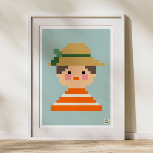 Affiche Pixel - Alain Dimatin