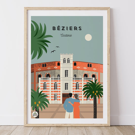 Affiche BEZIERS - Occitanie