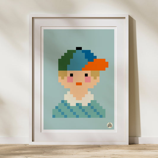 Affiche Pixel - Roger Ranium