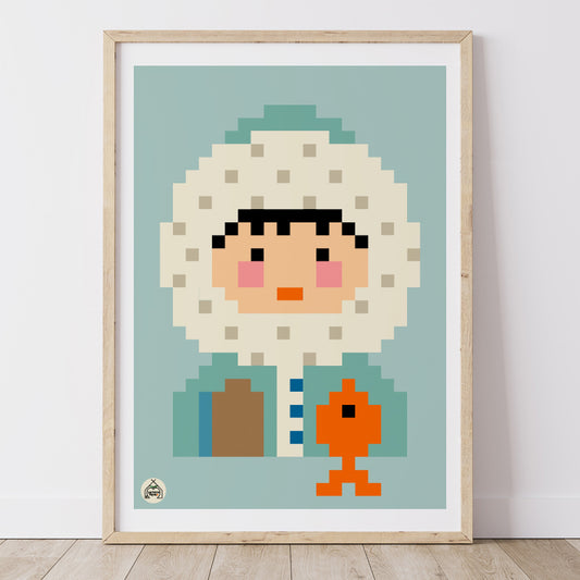 Affiche Pixel - Yakari Gloo