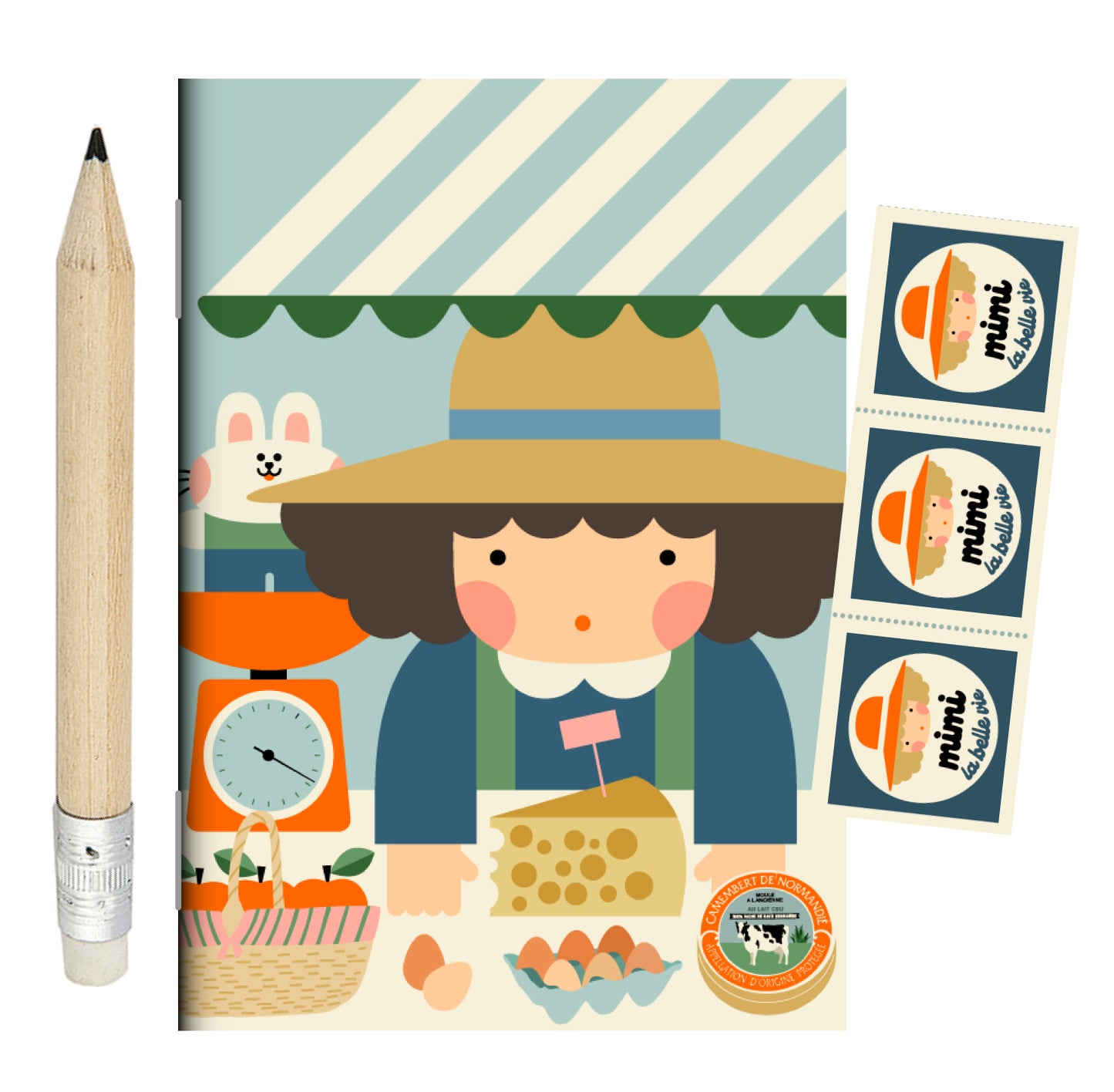 Mini papeterie Mimi fait son marché!