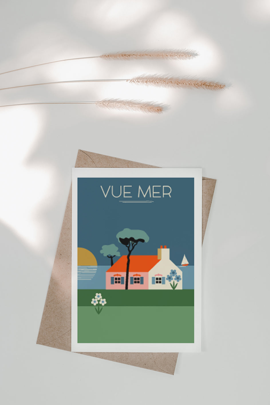 Set de 16 Cartes Postales - VACANCES